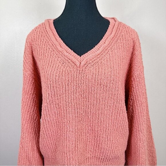 Gentle Fawn Women’s Chunky Knit Dusty Rose Sweater - Picture 3 of 16